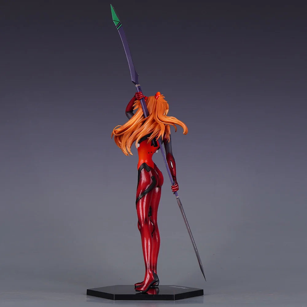 28CM Anime EVA Figure Ayanami Rei Asuka Langley Soryu Evangelion Gashapon Figures PVC Collection Model Toy Desktop Ornaments